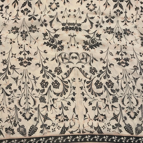 Max Studio Women's Tank Top Blouse Sz S Off White Floral Sleeveless Layered - Picture 6 of 10